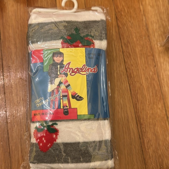 NWT 10 pairs of girls patterned knit tights - Picture 3 of 10